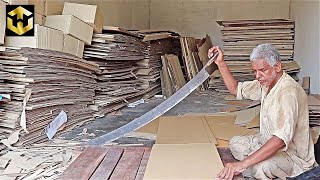 How to Make Cardboard Carton Box in Local Workshop [upl. by Ellehcear379]