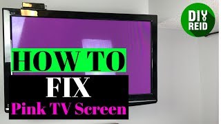 How to fix the pink screen issue on your TV [upl. by Irallih]