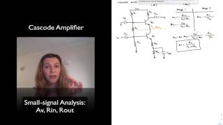 Cascode Amplifier SmallSignal Analysis [upl. by Acinahs]