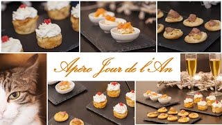 Recette  Apéro Jour de lan  Réveillon [upl. by Atter]