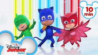 PJ Masks Music Videos Compilation Part 3  PJ Masks  disneyjr [upl. by Ahsha]