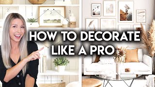 8 HOME DECOR STYLING TIPS  DESIGN HACKS YOU SHOULD KNOW [upl. by Aipmylo]