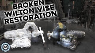 Vise Restoration  Broken Wilton Bullet [upl. by Lamek]