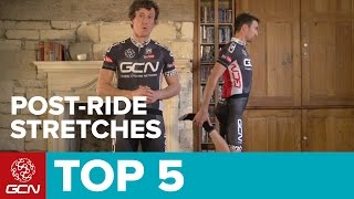 Top 5 Stretches To Do After A Ride  Cycling Fitness [upl. by Ahselet]