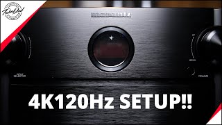 Marantz SR7015 Unboxing amp 4K120 8K Setup  Pre Amp Mode eARC amp Dolby Atmos Setup amp How to [upl. by Hanzelin]