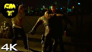 Daredevil vs Punisher  Rooftop Fight  Daredevil S2E3 [upl. by Towland405]