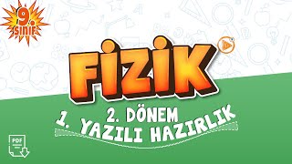 9 Sınıf Fizik 2 Dönem 1 Yazılı Çalışması [upl. by Foulk]