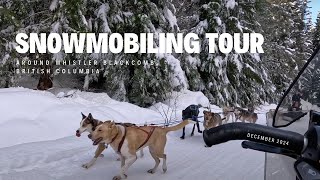 Whistler Blackcomb Beginners Snowmobiling tour [upl. by Champ]