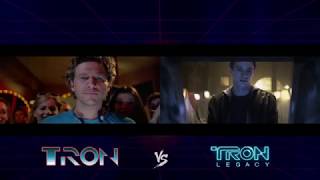 SideBySide comparison Tron vs Tron Legacy [upl. by Otrepur47]