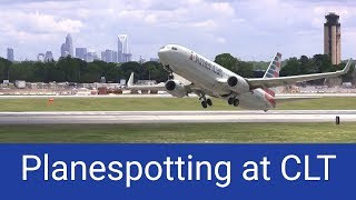 14 Minutes of Spotting at CLT [upl. by Dibbell941]