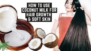 How To Use Coconut Milk For Healthy Long Hair amp Super Soft SkinBeautyklove [upl. by Eveivaneg]