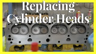 How To Install Heads On A Chevy  Rebuilding A Cylinder Head [upl. by Deidre]