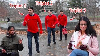 TRIPLET TIME TRAVELER PRANK [upl. by Juanita]