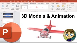 3D Models and 3D Animation in PowerPoint [upl. by Wu]