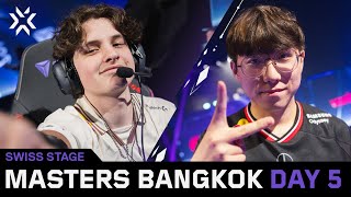 VALORANT Masters Bangkok  Swiss Stage  Day  5 [upl. by Yetac]