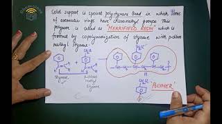 Solid phase peptide synthesis [upl. by Ahsekram]