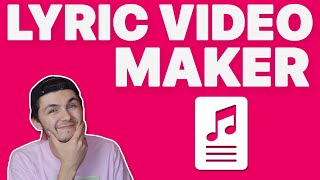 Lyric Video Maker  Add Subtitles Sound Waves and more to Music Videos [upl. by Twila]