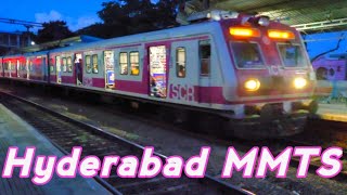 HYDERABAD MMTS Local Train South Central Railways  Indian Railways [upl. by Adna]