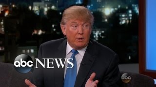 Donald Trump Takes Late Night by Storm on Jimmy Kimmel Live [upl. by Baker]