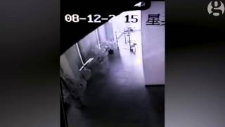 Huge explosion in Tianjin China caught on CCTV [upl. by Claire]