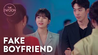 Nam Joohyuk pretends to be Suzy’s boyfriend  StartUp Ep 3 ENG SUB [upl. by Francklyn]