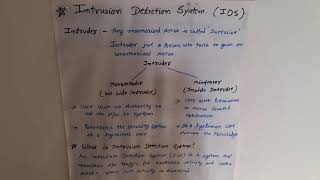 Intrusion Detection system IDS Cyber Security lecture series part 8 [upl. by Inittirb652]