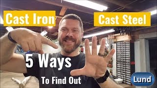 IS IT CAST IRON OR CAST STEEL 5 Ways To identify Before Welding [upl. by Nylsirhc]