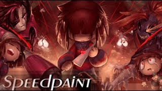 Ultimate Undertale Speedpaint Full compilation  Genocide Rout [upl. by Arrat]