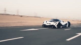 DEVEL SIXTEEN Top Speed Run at Dubai 503 kmh [upl. by Sylirama]