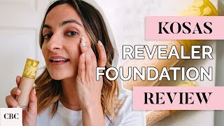 Kosas Revealer Foundation Review First Impressions on Combination Skin [upl. by Ylellan]