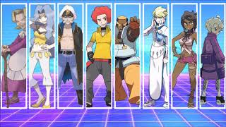 Pokémon  All Elite Four Battle Themes Generations 1  8 [upl. by Berty]