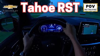 2023 Chevrolet Tahoe RST  POV Drive at Dusk [upl. by Jeremie]