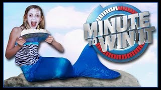 Minute to Win It  FIN FUN Mermaids [upl. by Alguire]