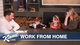 Jimmy Kimmel Teaches His Kids How to Behave in the Workplace [upl. by Bremser434]