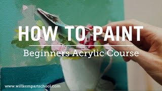 Beginners Acrylic Painting Course [upl. by Gasser]