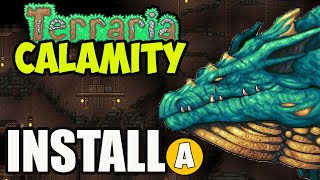 Terraria 1449 How to install Calamity mod 2024 STEAM [upl. by Harbert]