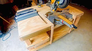 DIY Workbench With a SECRET [upl. by Turnbull]