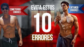 ¡10 ERRORES A EVITAR EN EL GIMNASIO [upl. by Berthoud457]