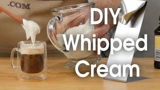 DIY whipped cream in 60 seconds [upl. by Nitsuga]