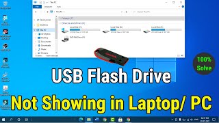 How to Fix USB Drive not Showing in Laptop PC  Windows 111087 Easy Method in Hindi [upl. by Morry264]