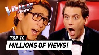 MOST TRENDING Blind Auditions of 2019  The Voice Rewind [upl. by Nirad625]