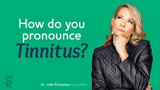 How do you pronounce tinnitus [upl. by Zosema771]