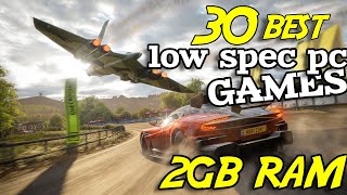 30 Games for Low Spec PC  2GB RAM  No Graphics Card [upl. by Elatia]