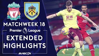 Liverpool v Burnley  PREMIER LEAGUE HIGHLIGHTS  1212021  NBC Sports [upl. by Ainnat]