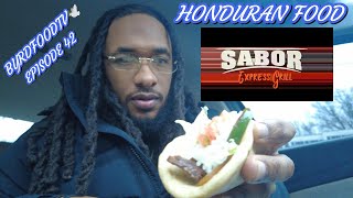 TRYING HONDURAN FOOD  Sabor Express Grill [upl. by Ck]