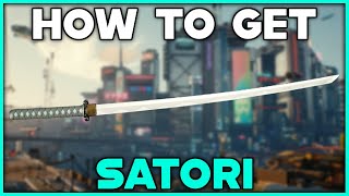 CYBERPUNK 2077 How To Get SATORI ICONIC KATANA [upl. by Aecila]