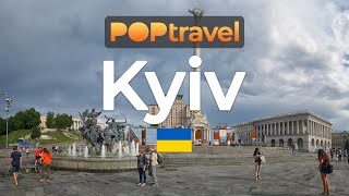 Walking in KYIV KIEV  Ukraine 🇺🇦 Maidan Khreschatyk Monastery and Park  4K 60fps UHD [upl. by Seldan]