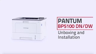 Pantum BP5100 SERIES Unboxing Cartridge and Driver Installation and WiFi Connection Guide [upl. by Cann]