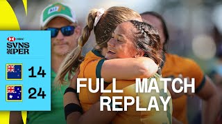 Australia edge epic  New Zealand v Australia  Full Match Replay  Perth HSBC SVNS [upl. by Yldarb670]