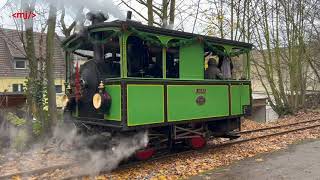 Adventsfahrten auf der Brohltalbahn mit Dampflok Laura vom Chiemsee 11122022 [upl. by Fanchon]